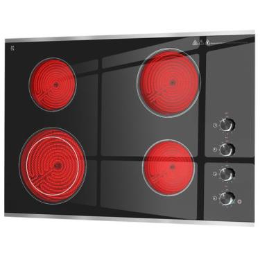 Imagem de Fogão elétrico Zarbaco 4 queimadores 30 polegadas 6700W 220-240V
