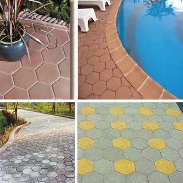 Imagem de GLOGLOW Tapetes Ao Ar Livre Caminham Pavimentação de Concreto DIY para a Via do Jardim, Reutilizável e Fácil de Fazer a Via do Jardim, Reutilizável e Fácil de Nan (40 * 34 * 3,8cm)