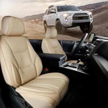 Imagem de Coverland Capas de assento de carro personalizadas compatíveis com Acura MDX, RDX - Capa impermeável de espuma viscoelástica antiderrapante de couro premium, ajuste personalizado, protetor interno do