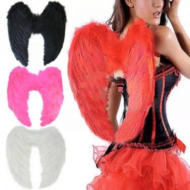 Imagem de Asas de Anjo Fada Carnaval Halloween