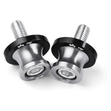 Imagem de BYYINGSUS Novos bobinas de braço oscilante de motocicleta parafusos deslizantes acessórios 8 mm compatível com XL1000 V Varadero XL1000 1999-2013 (titânio)