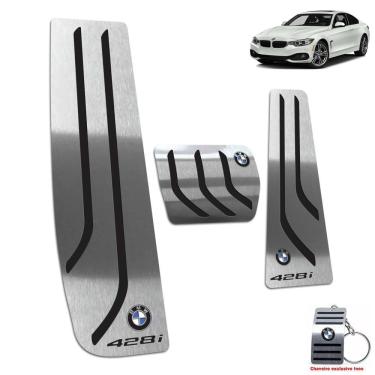 Imagem de Pedaleira Automático + Descanso Bmw 428i 2015 2016 Preto