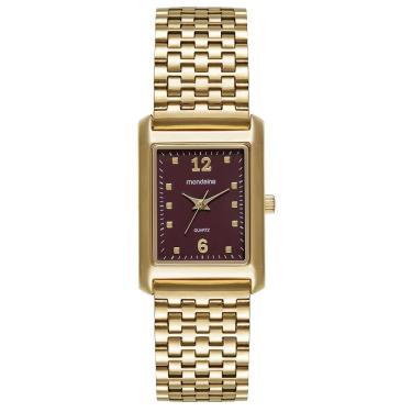 Imagem de Relógio Mondaine Feminino Dourado Quadrado 32921LPMVDE2