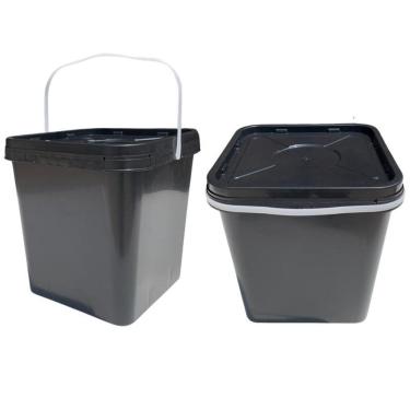 Imagem de Balde Quadrado 16L Para Limpeza De Vidros