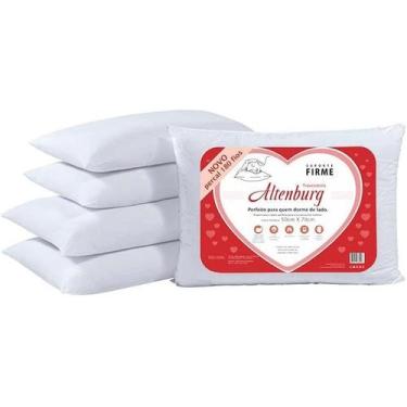 Imagem de Travesseiro Altenburg Sono e Saúde Suporte Firme 50x70cm - 100% Algodã
