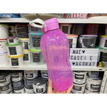 Imagem de Garrafa Eco Tupper Plus 2 Litros - Cor Tutu (Rosa) - Tupperware