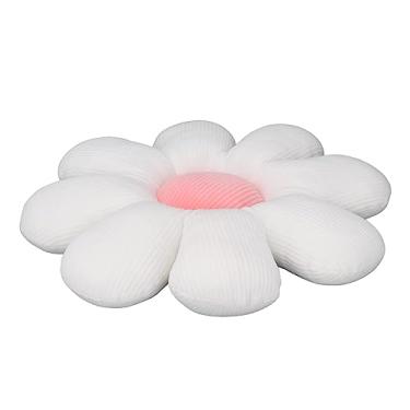 Imagem de aqxreight Almofada de Pelúcia Margarida Macia Margarida Flor Almofada de Assento de Assento para Cadeira sofá Tipo de Carro 4 o Suficiente para Atender a Ambas As Necessidades Adultas de Pelúcia