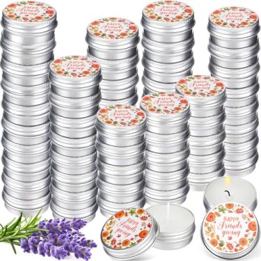 Imagem de Conelist 48 peças de lembrancinhas de festa de Dia de Ação de Graças Velas Perfumadas de Lavanda Perfumadas de Abóbora Tealight Presente de Ação de Graças Outono Chá de Bebê Presentes de Devolução