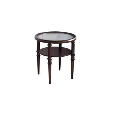 Imagem de Mesa de canto para casa, sala de estar, sofá redondo de madeira, mesa lateral, armário, mesa de centro, mesa lateral