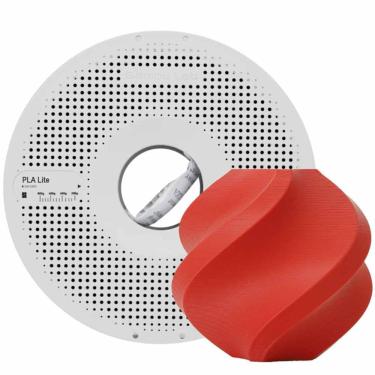 Imagem de Filamento PLA Lite Bambu Lab para Impressora 3D Vermelho 1 Kg