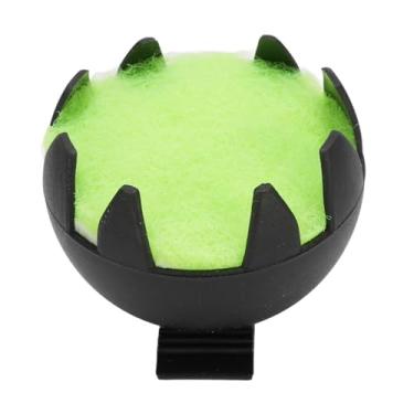 Imagem de Clipe no limpador de bola portátil clube escova de limpeza de bola anexar ao cinto ferramenta de remoção de poeira wearable para entusiastas de esportes plástico 5x5x4cm