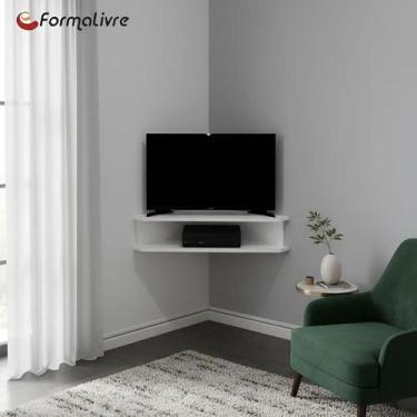 Imagem de Rack Suspenso para TV de até 39 Aparador Bancada Estante de Canto Bran