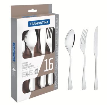 Imagem de Faqueiro Aço Inox 16 Peças Havana Tramontina