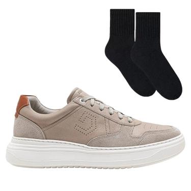 Imagem de Kit Sapatênis Democrata Joe Ultra Light Masculino + Par de Meia