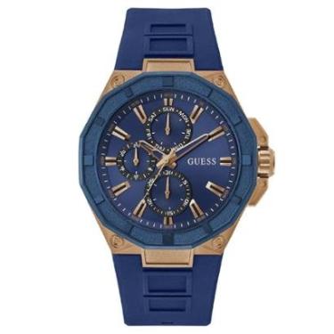 Imagem de Relógio Guess Masculino Multifunção GW0803G2 Azul-Masculino
