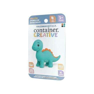 Imagem de Container Creative, Massinha de EVA, 4 Cores, para Crianças Acima de 3 Anos, Desenvolvimento da Criatividade e Coordenação Motora