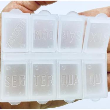 Imagem de 5 Porta Comprimido Semanal - 7 Dias + Compartimento Reserva