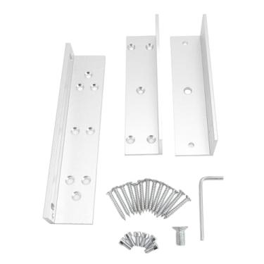 Imagem de FTVOGUE Liga de Alumínio Com Fechamento Automático de Acesso para Porta de Controle de Fechadura eletroímã Z L Suporte 180KG Força de Retenção