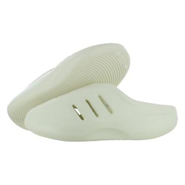 Imagem de adidas Sandália de basquete unissex Adifom Iiinfinity Mule, Off White/Off White/Off White, 10 Women/9 Men