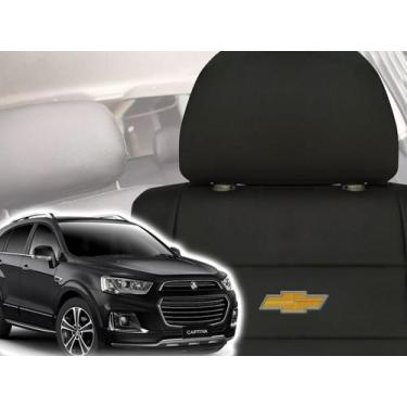 Imagem de Capa De Banco Automotivo  Logo Gm Captiva 2008 A 2017 - OESTESOM