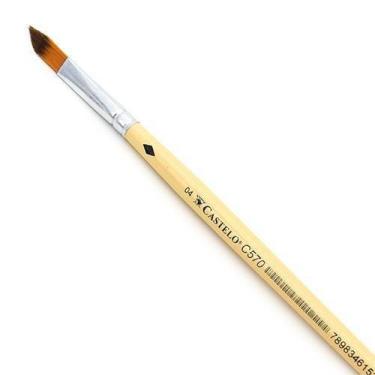 Imagem de Pincel Castelo Série Creme C570 Triangular - Pincéis castelo, 04