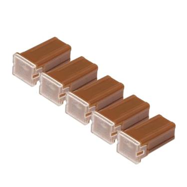 Imagem de Generic Fusíveis de micro cartucho 70A/FMM interno do motor fusíveis tipo caixa M para carro caminhão/metal plástico durável / 5 peças marrom