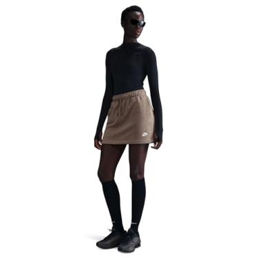 Imagem de Nike Saia de lã esportiva feminina, Marrom/urze/branco, P