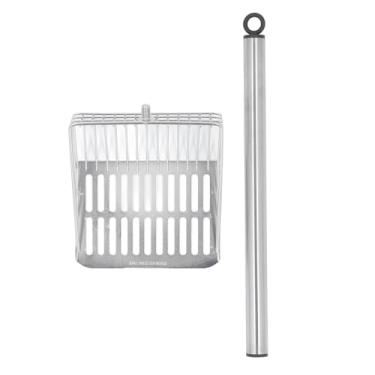 Imagem de aqxreight Colher de Areia para Gato Com Alça de Metal Removível, Filtragem Rápida, Caixa de Areia para Gato, Colher para Caixa de de, Sua Maneira Energética é Uma de de de Passagem (Preto)