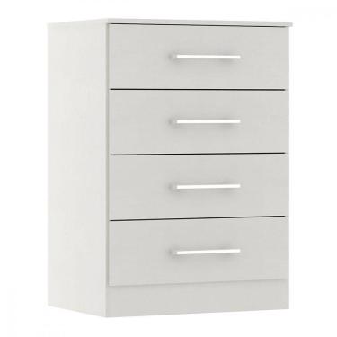 Imagem de Armário Multiuso Com 4 Gavetas 55x93cm Mdp 2007 Menu Móveis Branco