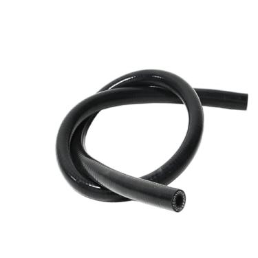 Imagem de I33T Tubo de silicone automotivo, ID 5/8" (16 mm) mangueira de silicone de acoplador reto, mangueira universal de refrigeração de radiador de alta temperatura de 3 camadas (1 m) (preto)