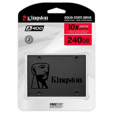 Imagem de SSD HD A400 Kingston SA400S37, 240GB, Preto