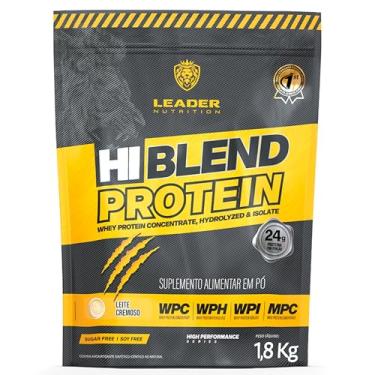 Imagem de Whey Protein Hi-Blend Protein 1,8kg Leader Nutrition - Sabores Diversos (1,8kg, LEITE CREMOSO)