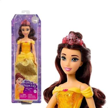 Imagem de Boneca Bella 30cm Princesas Disney Saia Cintilante HLW11 - Mattel