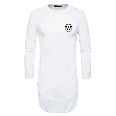 Imagem de Camiseta Longline Oversized Swag Manga Comprida Wooks C2-Masculino