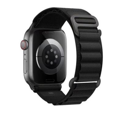 Imagem de Pulseiras De Relógio De Nylon Para Apple Watch Série 10 9 8 7 6 SE Ult