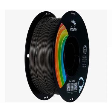 Imagem de Filamento para Impressora 3D Creality Ender PLA+ 1.75mm Preto 1 Kg