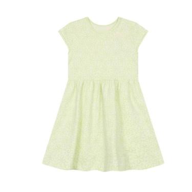 Imagem de Vestido infantil menina florido Brandili-Verde, Verde, 3