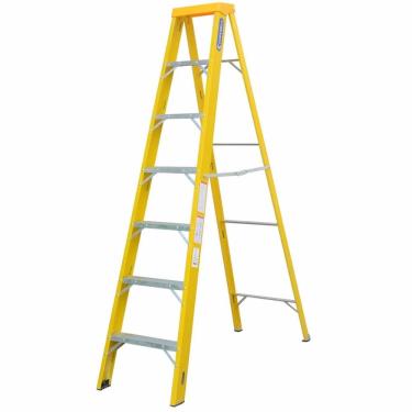 Imagem de Escada Tesoura 2,10 Metros Rf6 - Es000008 - Cogumelo Escada Tesoura 2,10 Metros Rf6 - 251 - Cogumelo