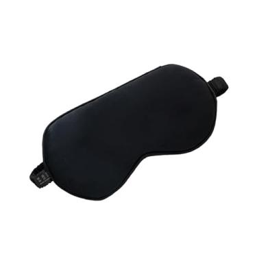 Imagem de Máscara para Dormir Tapa Olhos Tampã de Descanso CETIM(PRETO,2 UNI)