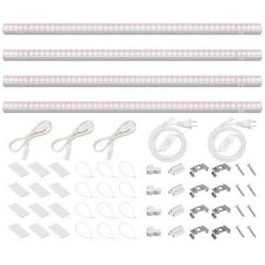 Imagem de Lâmpada Barrina T5 2 pés e 40 W LED Grow Light, pacote com 4