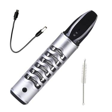 Imagem de Tuxihapp Cachimbo preguiçoso sem cinzas, cinzeiro de carregamento USB automático sem chamas sem queda de cinzas, suporte de cigarro portátil para carro, isqueiro elétrico de tungstênio para a maioria