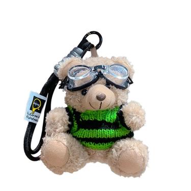 Imagem de Chaveiro Plush Bear Chaveiro de brinquedo macio para mulheres e homens