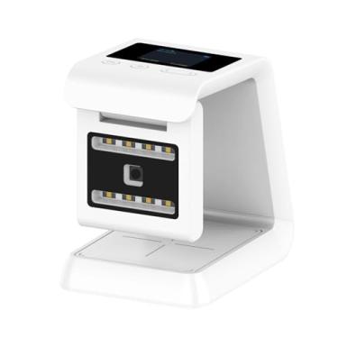 Imagem de Symcode Scanner de código de barras 2D omnidirecional de alta resolução, scanner de mesa com janela giratória de 90 graus, leitor de código QR 2D 1D para varejo, supermercado, portão de bilhetes de