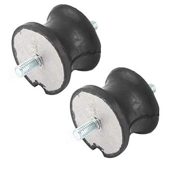 Imagem de Matybobe Suporte de transmissão E32 E34 E36 E38 E39 E46 23711131664 Liga de alumínio de borracha de alta qualidade melhora o desempenho suave e silencioso passeio preto 1 peça (dois vendidos)