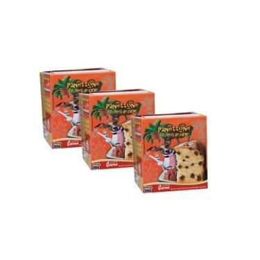 Imagem de Kit 3 Panettone De Carne Cães Aves da Mata 80g