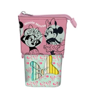 Imagem de Estojo Retrátil Vira Porta Lápis Disney Minnie -Dac