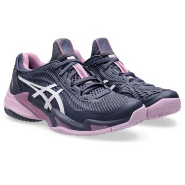 Imagem de Tênis ASICS Court Ff 3 - Feminino - Azul/Branco - tam: 35
