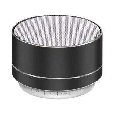 Imagem de Mini Alto-falante Bluetooth De Metal Portátil Com Luz LED Subwoofer Ca