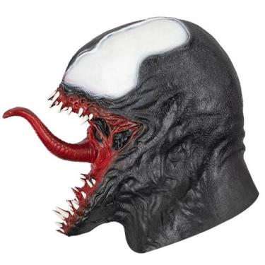 Imagem de Máscara de cosplay de Halloween Venoms Headgear Latex para adultos - y