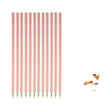Imagem de Conjunto De Lápis De Madeira Coloridos Arco-Íris 7 Em 1, 12-48 Peças P
